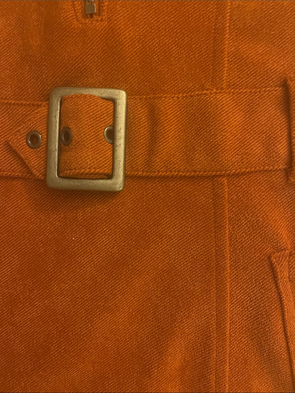 Genuine Kids Suede Belted Jumper-Dress - Rust SZ 5T - Picture 2 of 3